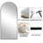 Leeron Oversized Arch Solid Wood Floor Mirror with Stand-957263418-957263409