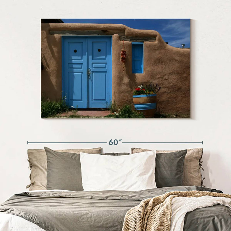 Lilie Blue Taos House, H 34 po x l 51 po