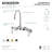 Kingston Brass Aqua Vintage Two-Handle 2-Hole Tub Wall Mount Clawfoot Tub Faucet-50926077