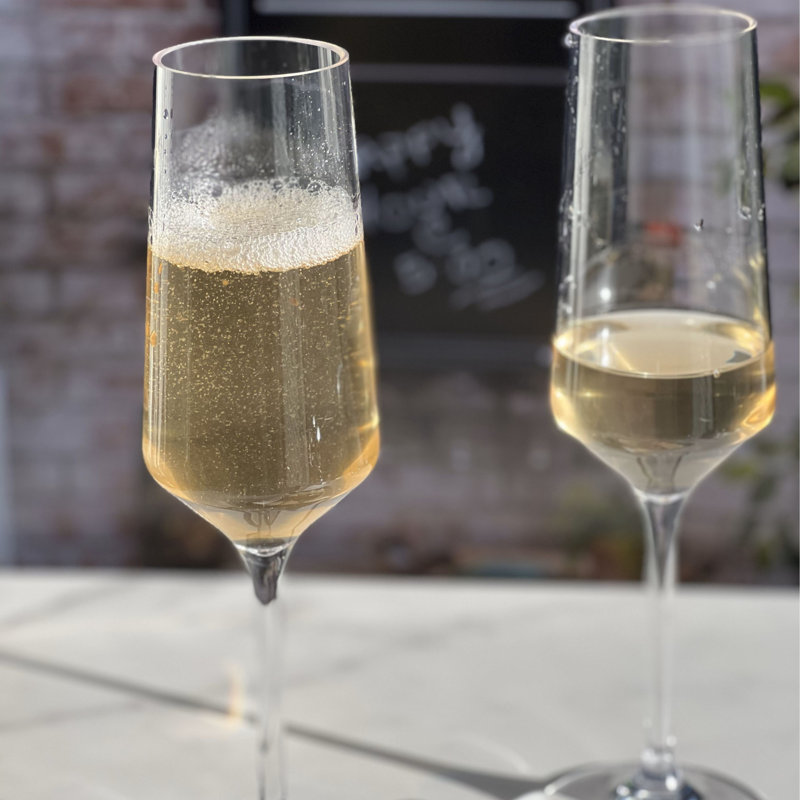 Ensemble de 4 flûtes à champagne en plastique Tritan Lexington, verres à champagne en plastique incassables, flûtes à champagne de mariage