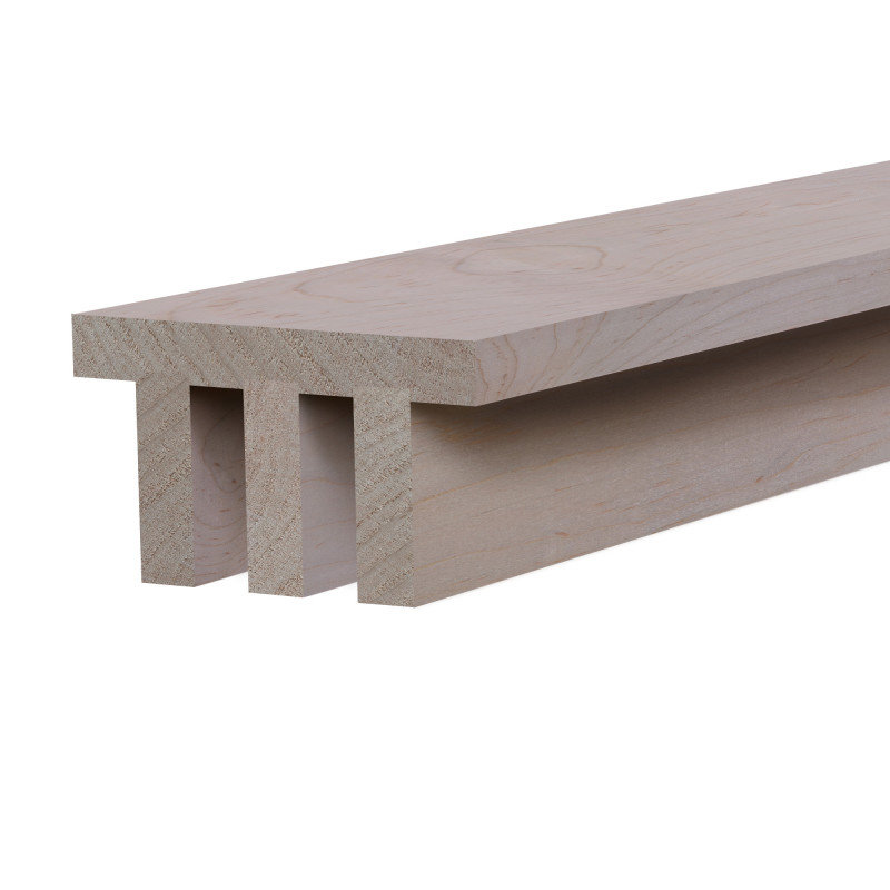 Natural Soft Maple Unfinished Decorative Faux Beam