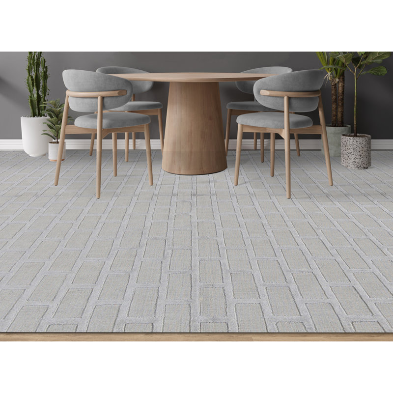 Wool Geometric Area Rug