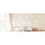 Lit blanc en bois pleine grandeur avec garde-corps et DEL - offre un sommeil réparateur et une taille équipée, blanc, pour une chambre merveilleuse
