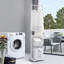 Trieur de linge avec barre de suspension et roulettes amovibles