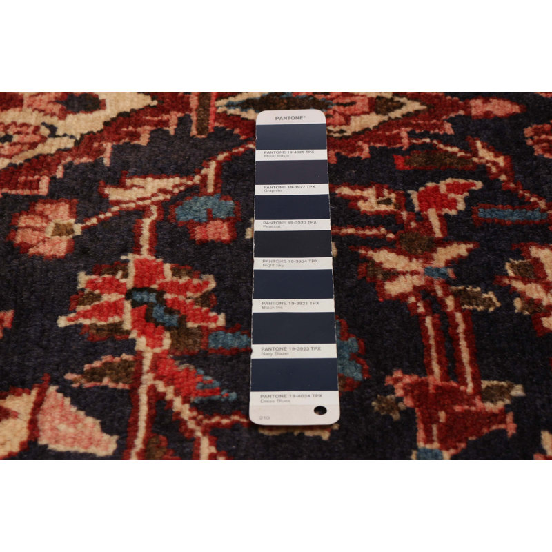 Tapis bleu marine Andelz 3 pi 7 po x 11 pi 11 po