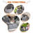 Portable Dog Car Seat with Storage Pockets