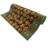 Custom Size Anti Slip Machine Washable Low Profile Pet Paw and Bone Green Runner Rug-1962107758