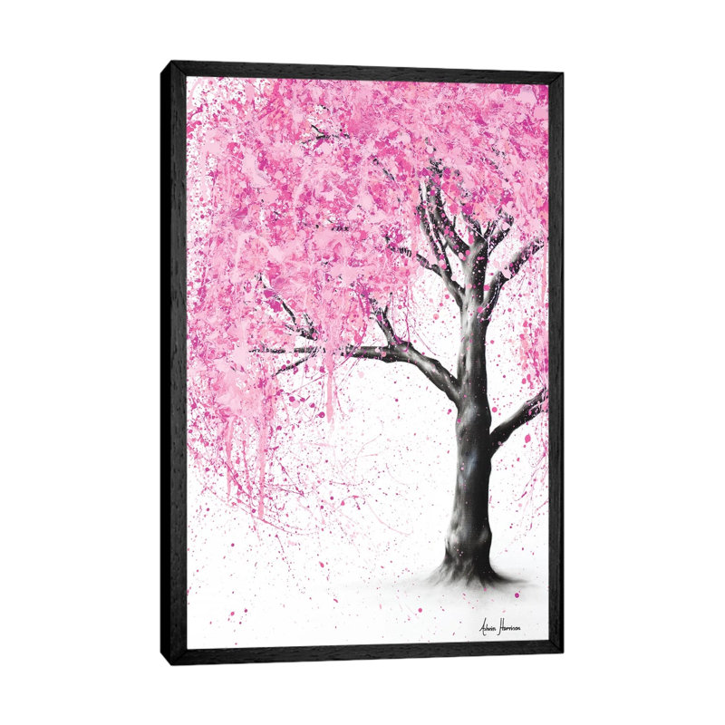 Secret Blossom by Ashvin Harrison - Wrapped Canvas Print, Black Framed, 66.04 cm H x 45.72 cm W