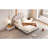 Tayveion Upholstered Platform Bed with Floral Velvet Headboard-684850033-684850032-717470278