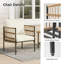 Ensemble de patio pour 2 personnes Boho avec chaises en corde tissée et table d'appoint