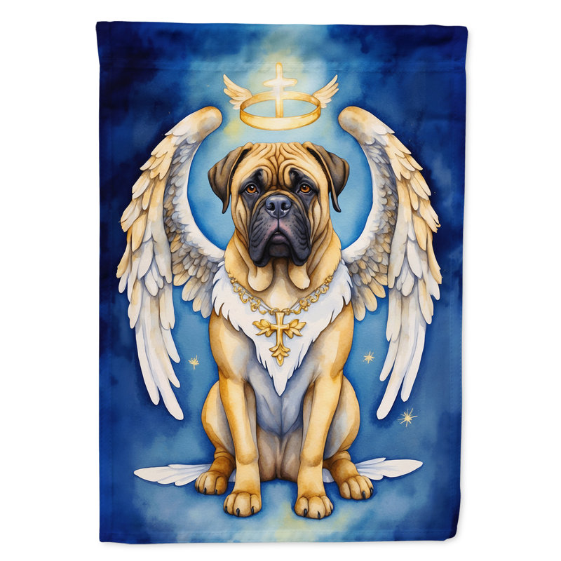 Bullmastiff My Angel House Flag
