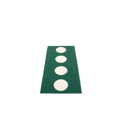Tapis vert / blanc cassé Vera