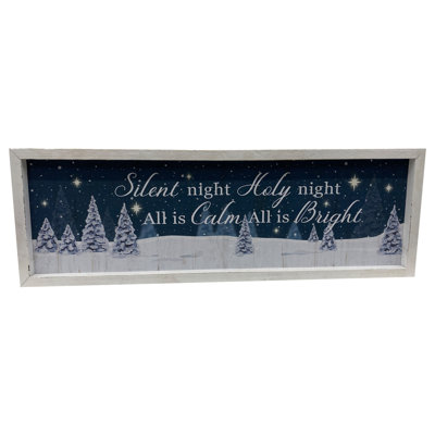 Enseigne murale 23,5 "Silent Night