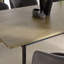 Indelicato Oak Metal Base Dining Table