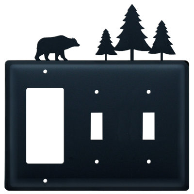 3 - Gang Standard Combination Wall Plate