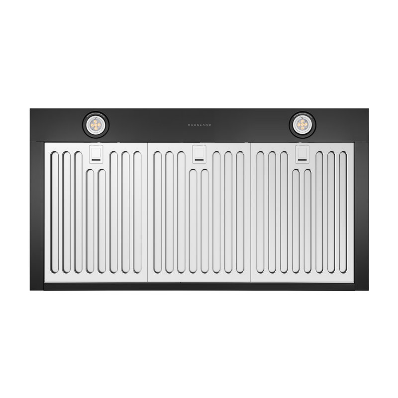 Hotte murale convertible, Noir mat, 44" H x 30" W x 19" D