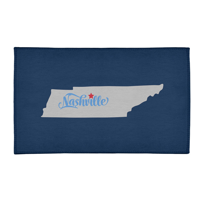 Tapis de l’de la nashville sports, Rectangle 2 pi x 3 pi
