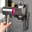 Aluminum Wall-Mounted Hair Dryer & Accessory Holder-505086140
