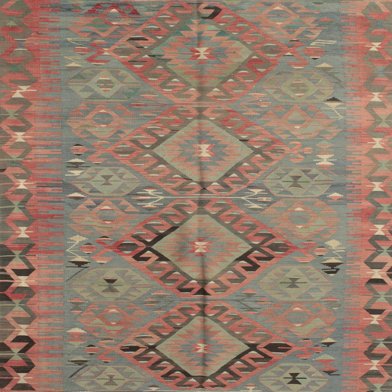 Southwestern Indoor Rug, Square 4'