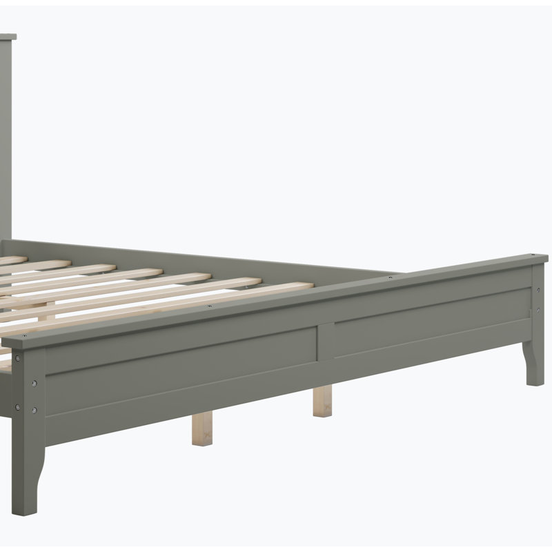 Ensemble de chambre avec lit plateforme 5 pièces, Très grand