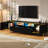 70.9'' Modern TV Stand For Tvs Up To 80 Inches, Entertainment Center With LED Lights And Ample Storage, Ideal For Organized Living Rooms, TV Stand-1676900488