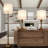 Feickert Table and Floor Lamps - 3 Piece Modern Metal Lights for Living Room, Bedroom, or Entry with Flared Base and LED Bulbs-433899701-433899690