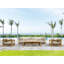 Massom Teak 6 - Person Patio Conversation Sets with Sunbrella® Cushions