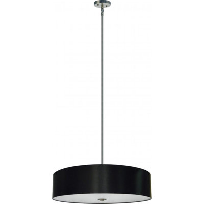 Lustre cylindrique unique à 5 lumières Olivo
