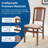 Stakmore Simple Mission Folding Chair, Cherry Frame with Blush Fabric-1566349583