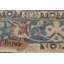 Tapis bleu surdimensionné 7 x 10 po