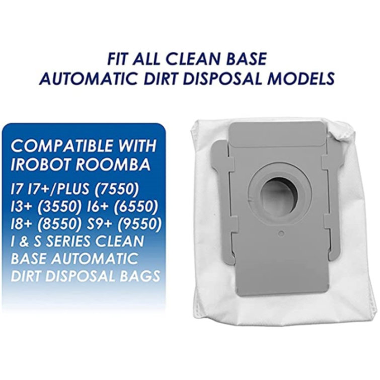 Vacuum Dust Bags For Irobot Roomba I7 I8 I3 I4 I6 S9 I S Clean Base Bag