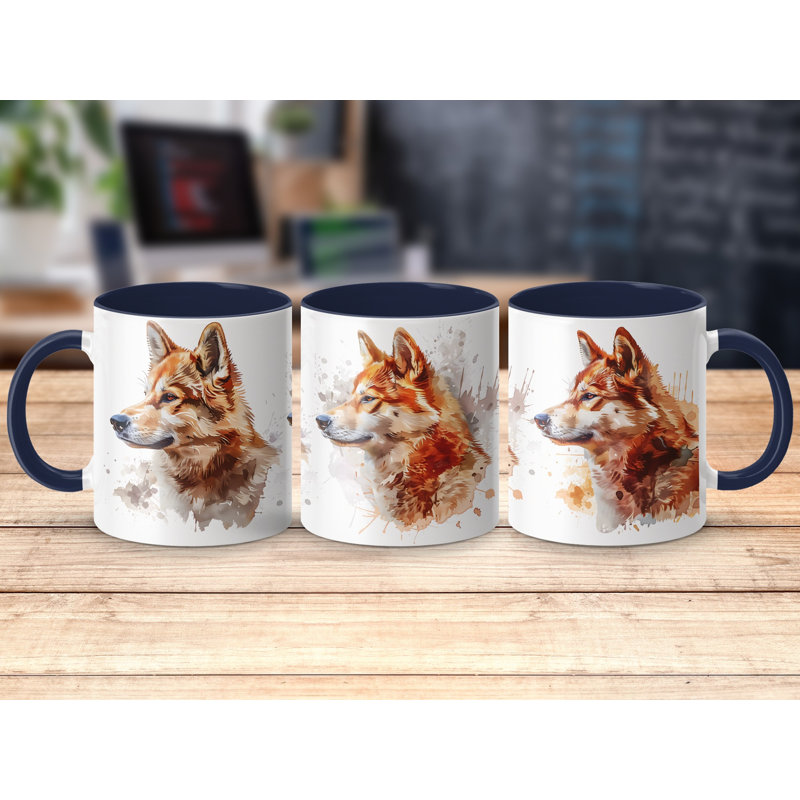 Mug, 3, Navy