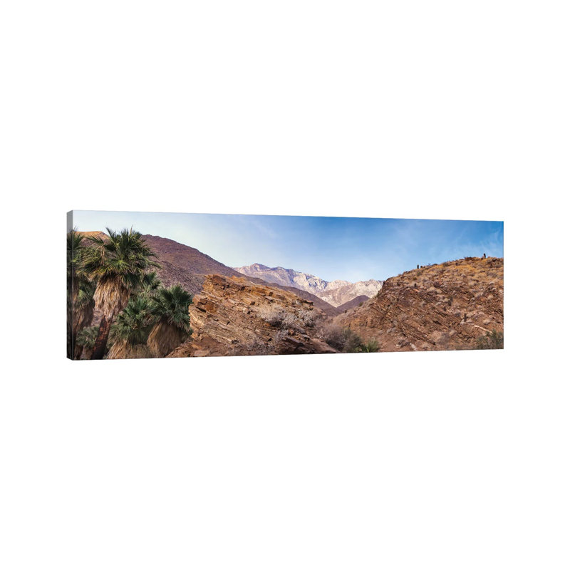 Indian Canyons, Palm Springs, California by Zandria Muench Beraldo - Wrapped Canvas Panoramic Gallery-Wrapped Canvas Giclée