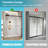 56–60" W X 76" H Double Sliding Shower Door 3/8”(10mm) Tempered Glass And Stainless Steel Hardware, Matte Black-123350099