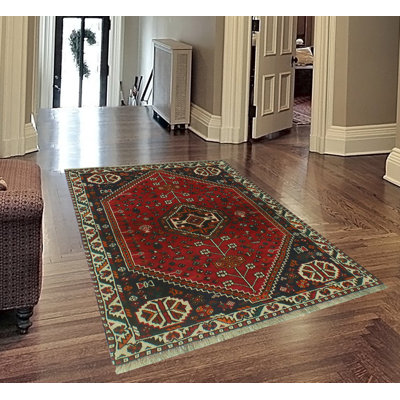 Keighla One-of-a-Kind 3'5" X 5'2" 1980s Wool Area Rug in
