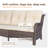 Wicker Sofa Seating Group With Cushions-456584085