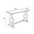American-style simple black console table