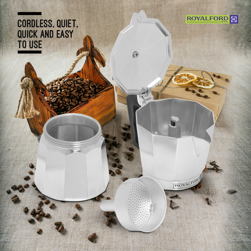 ROYALFORD Stovetop Espresso Maker
