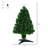 2.5Ft Tall Pre-Lit Douglas Fir Tabletop Artificial Christmas Tree With Realistic Branches, Fibre Optic LED Lights And 85 Tips, Green