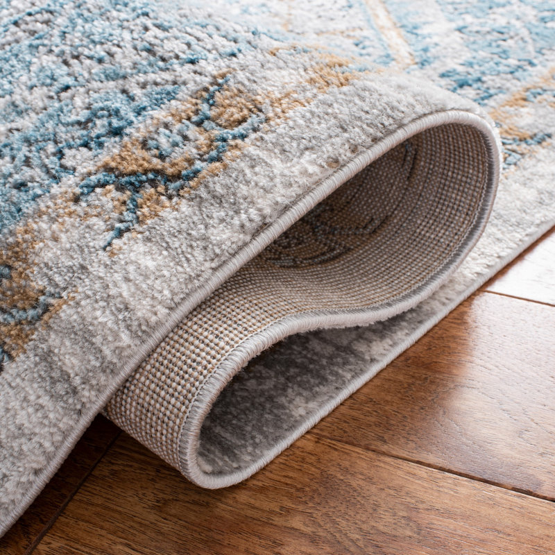 Rackerby Performance Oriental Rug, Square 6'7"