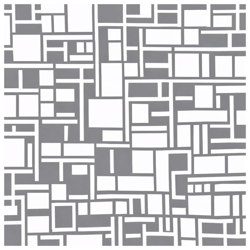 Édredon gris et blanc, King