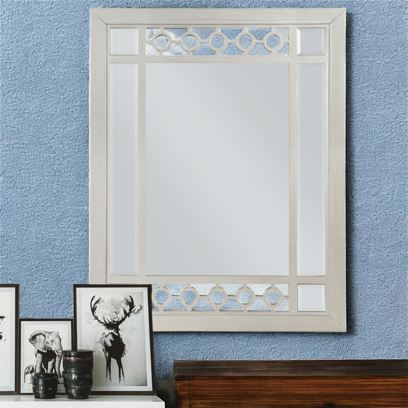 Hyder Mirror in Silver & Mirrored Finish