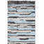 Tapis gris anthracite / bleu en soie / laine touffeté à la main Fellsmere-1417241248