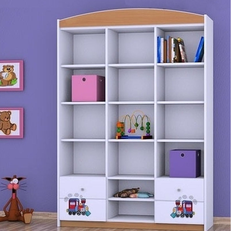 Sara 183cm H X 132cm W Kids Cube, Natural