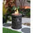 32000 BTU, CSA Certification Diameter 20 Inch Round Outdoor Gas Fire Pit,Contain 2.5Kg Lava Stone And Rainproof Cover,Magnesium Oxide Cultured Stone Surface Finished