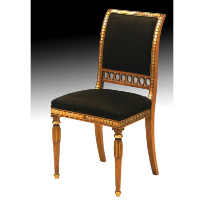 Chaise d'appoint en noir