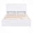Modern Bed, Storage Platform Bed With Pull Out Shelves