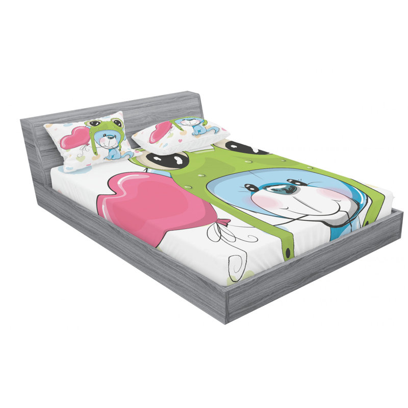 Microfiber Sheet Set, Full Sheet Set with Fitted Sheet