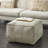 Shara Leather Pouf-1517047282