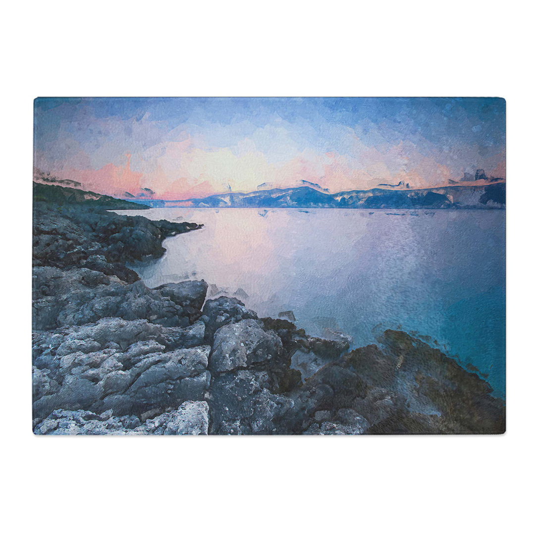 Tempered Glass Premantura in Istria Croatia Chopping Board